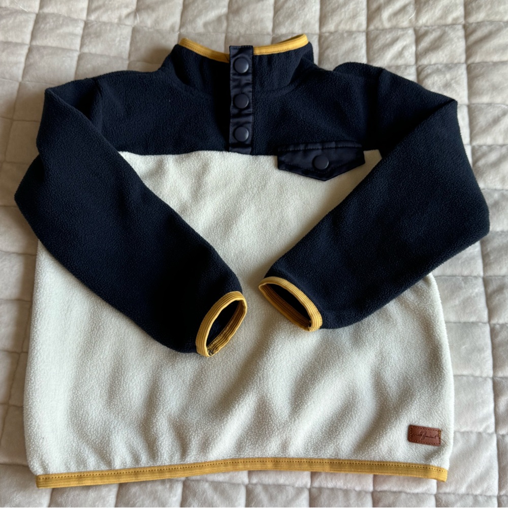Boys Fleece with buttons - 7 for all mankind, size 4T